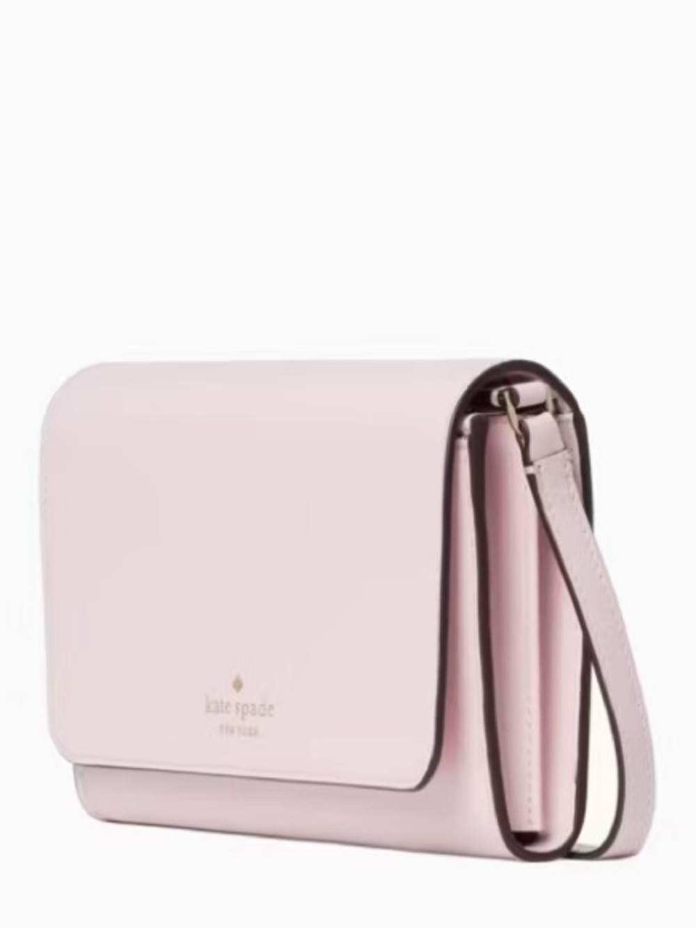 NWT Authentic Kate Spade Pink Braelynn Leather Crossbody Bag